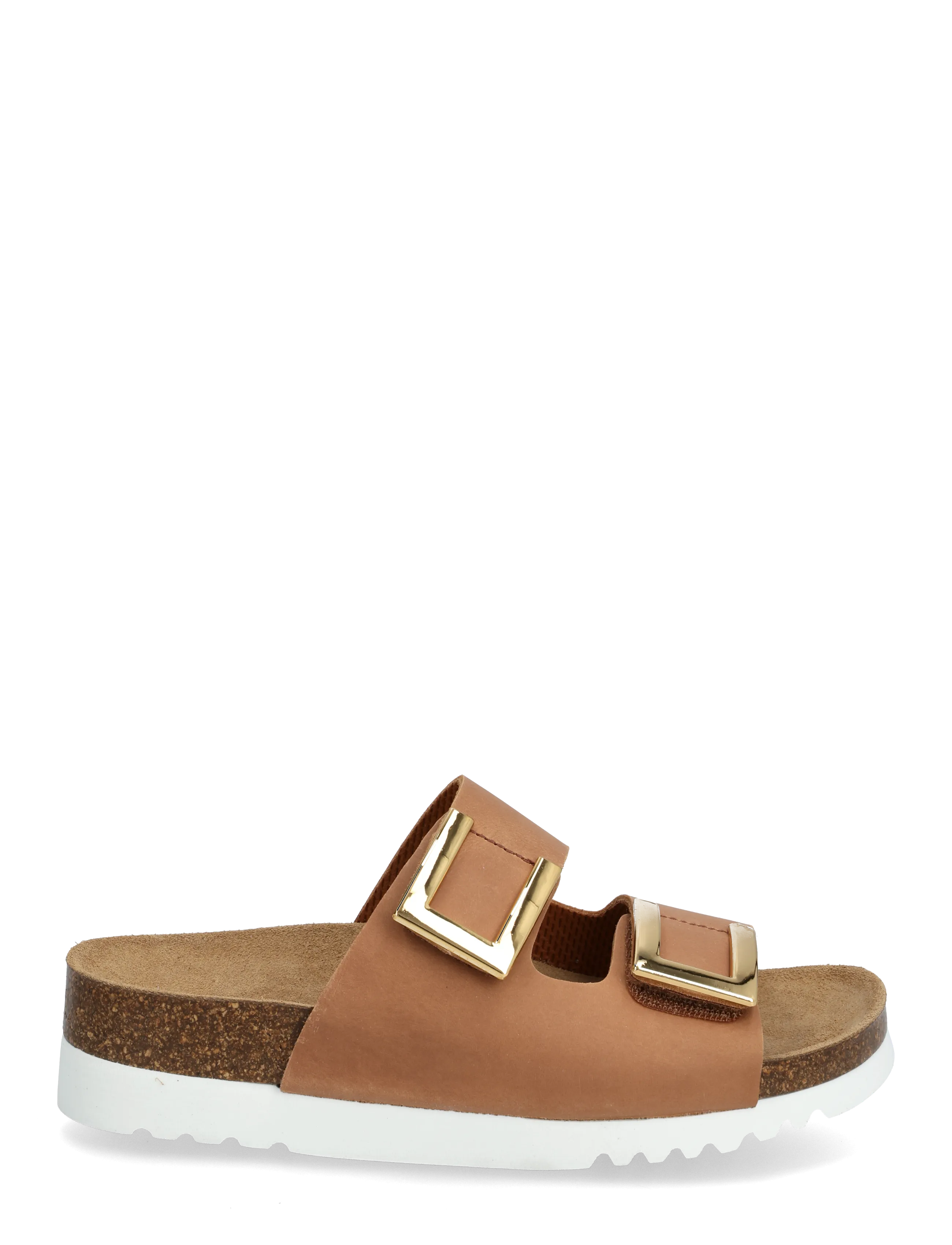Scholl - MONTEREY 2 STRAPS WG AD - płaskie sandały - cognac - 1