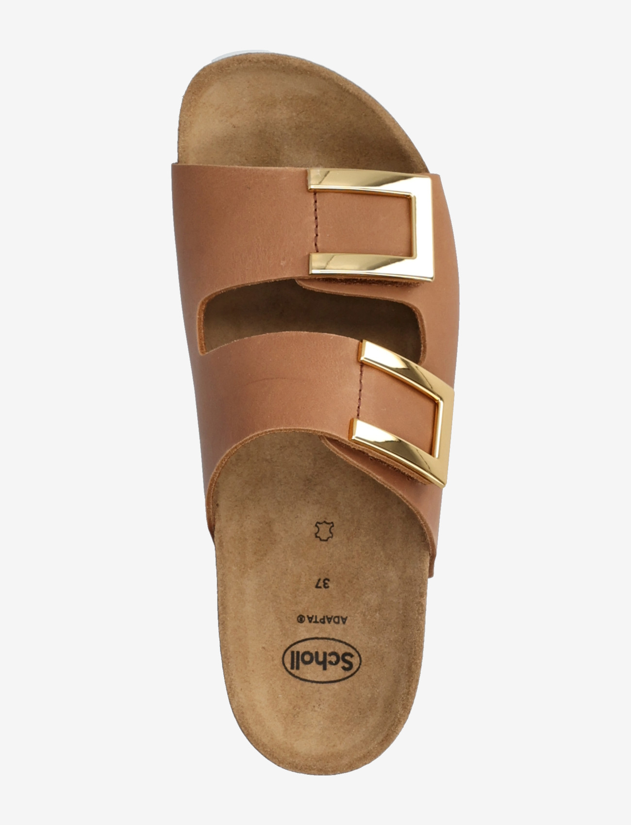 Scholl - MONTEREY 2 STRAPS WG AD - flat sandals - cognac - 3