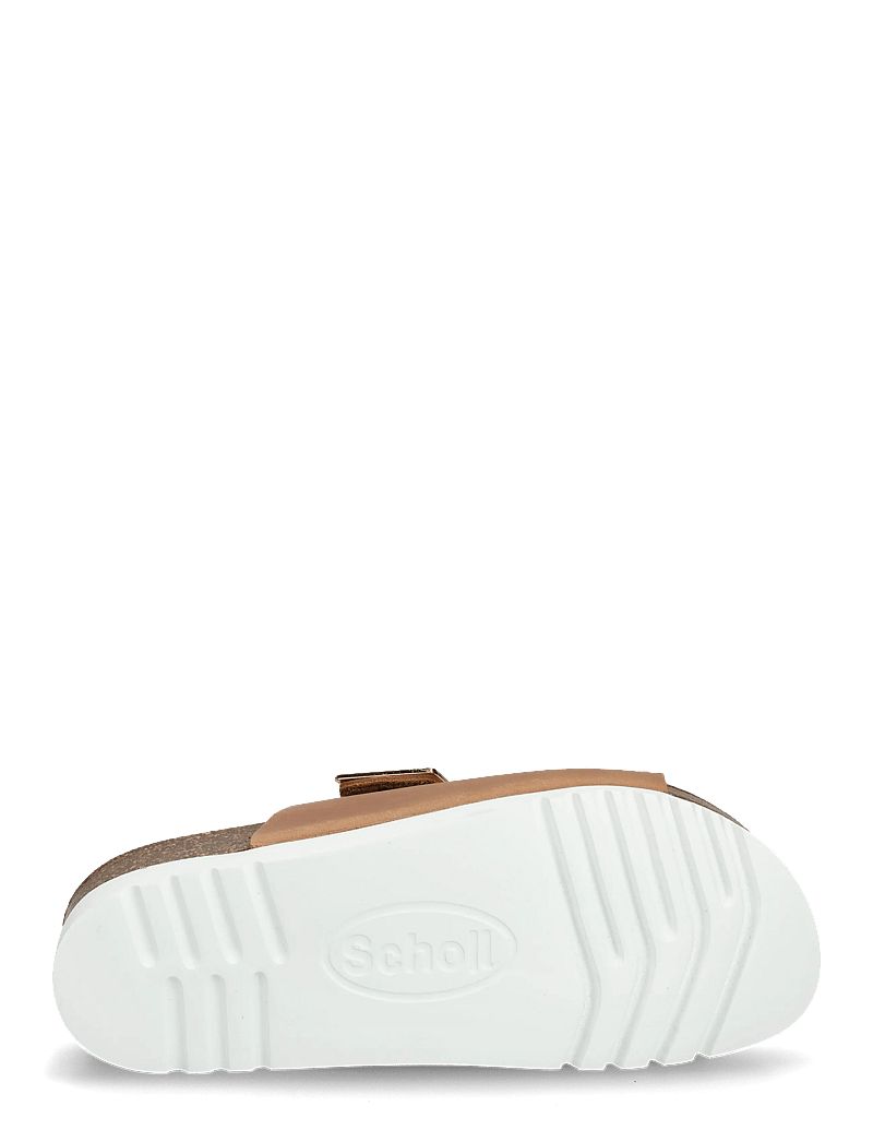 Scholl - MONTEREY 2 STRAPS WG AD - flache sandalen - cognac - 4