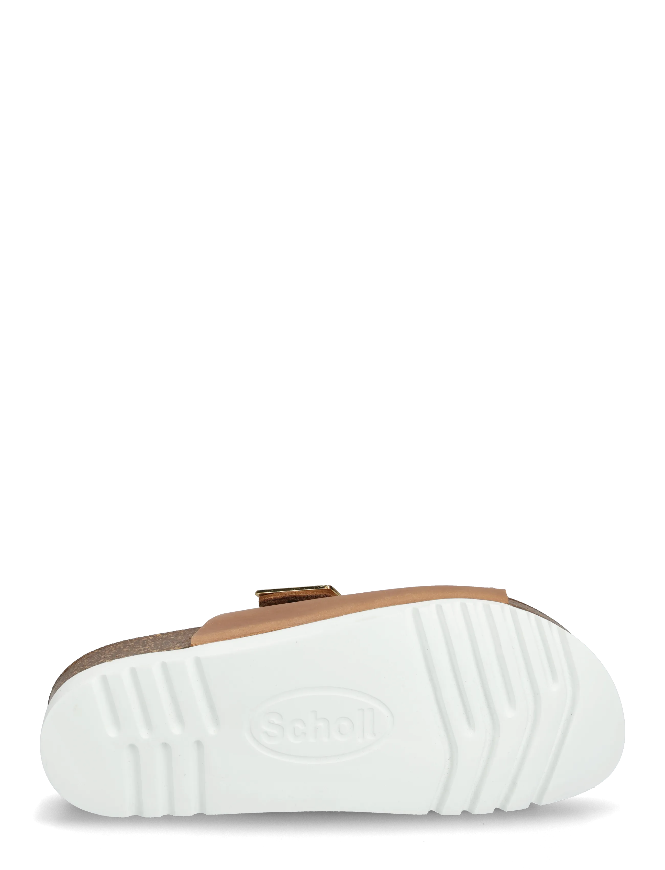 Scholl - MONTEREY 2 STRAPS WG AD - płaskie sandały - cognac - 4