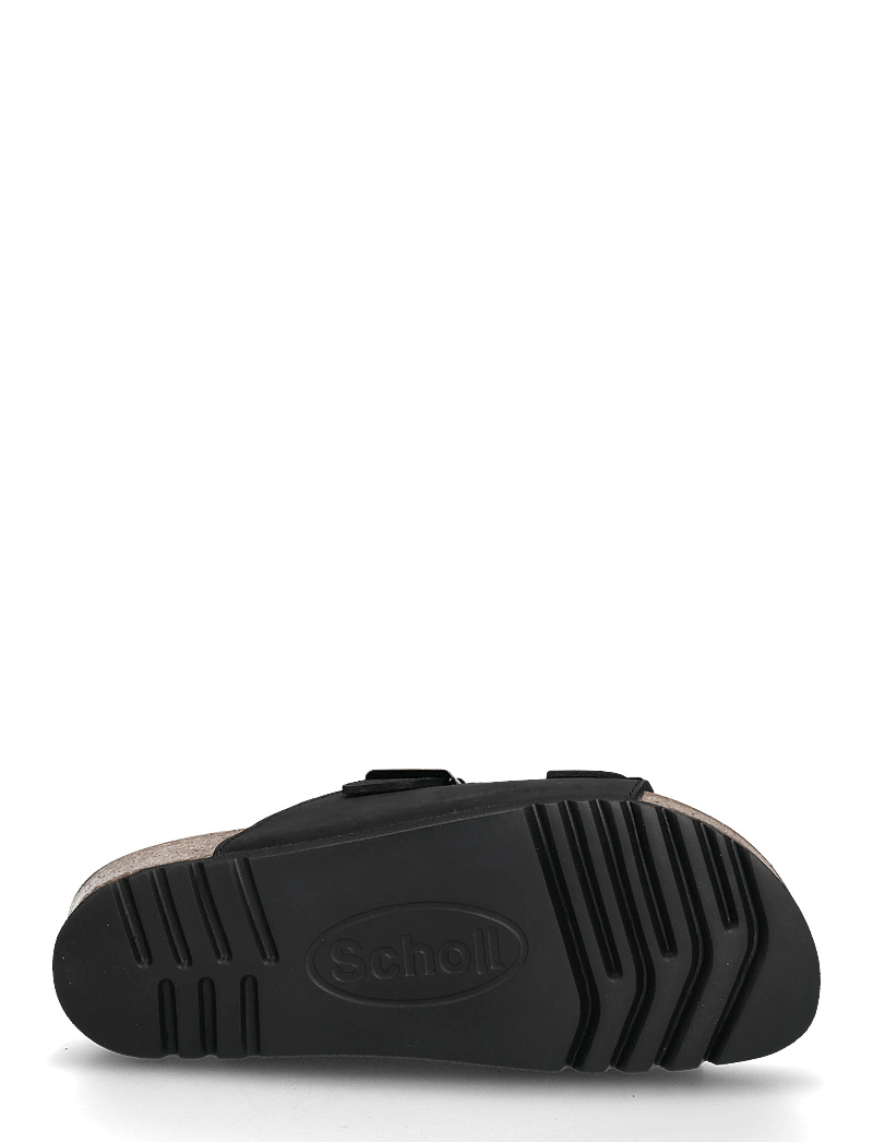 Scholl - MALAREN LOW AD - flat sandals - black - 4