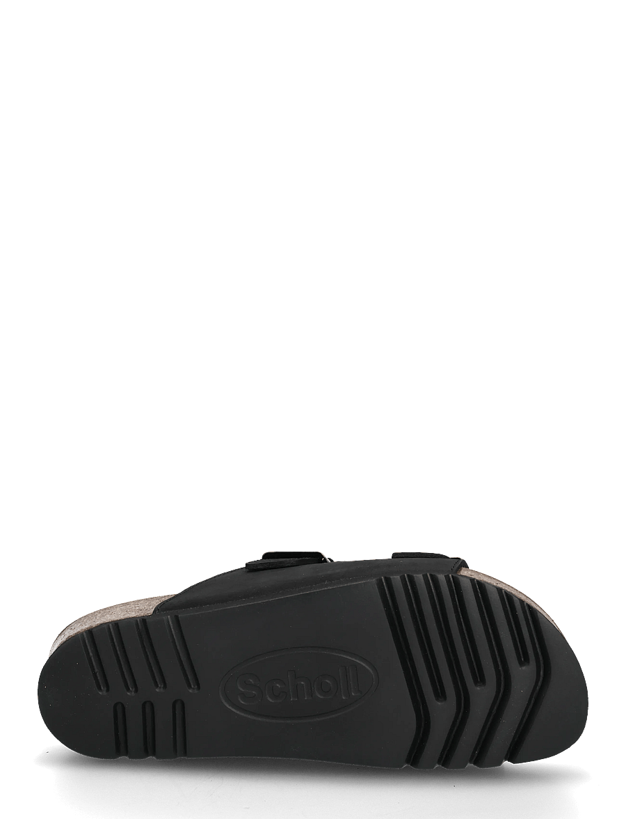 Scholl - MALAREN LOW AD - flache sandalen - black - 4