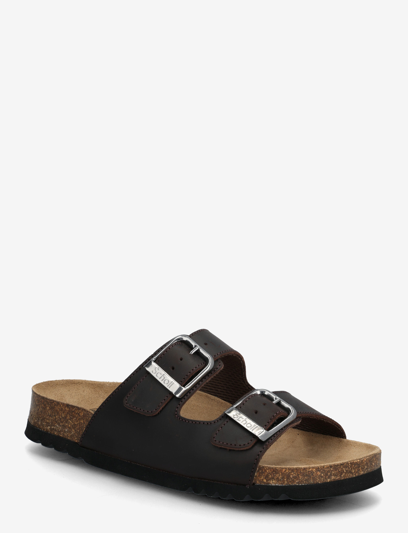 Scholl - MALAREN LOW AD - flat sandals - dk brown - 0