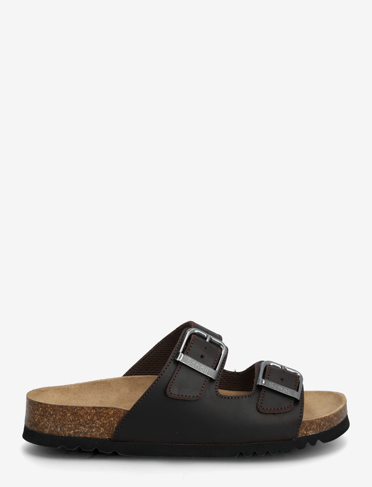 Scholl - MALAREN LOW AD - flat sandals - dk brown - 1