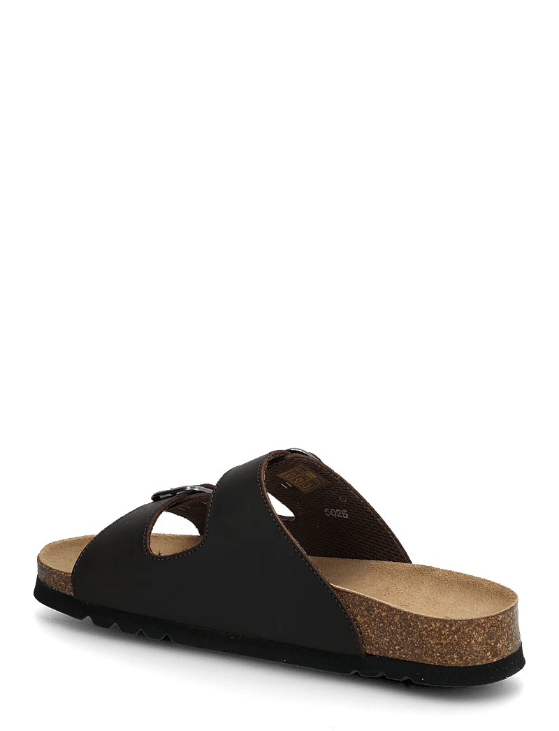 Scholl - MALAREN LOW AD - flache sandalen - dk brown - 2