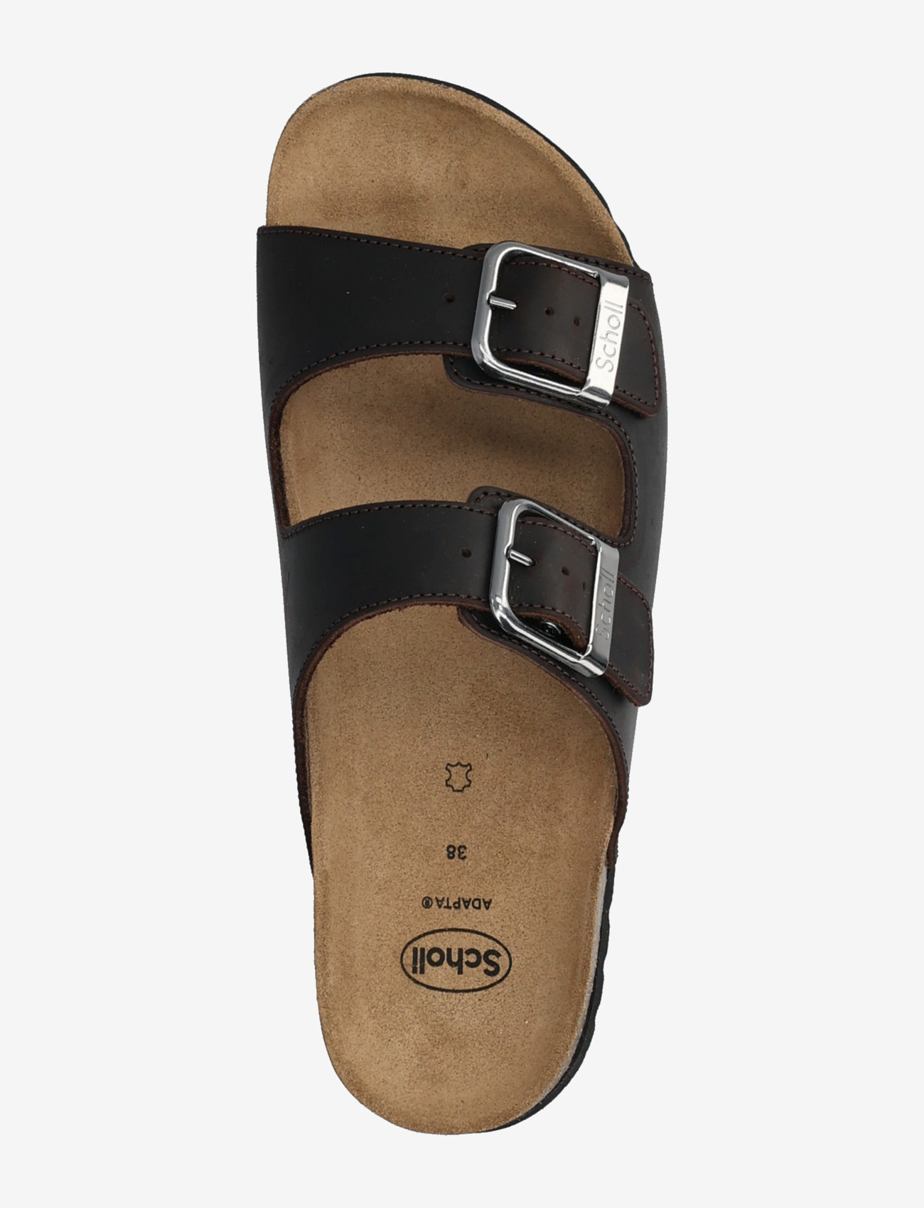 Scholl - MALAREN LOW AD - flat sandals - dk brown - 3