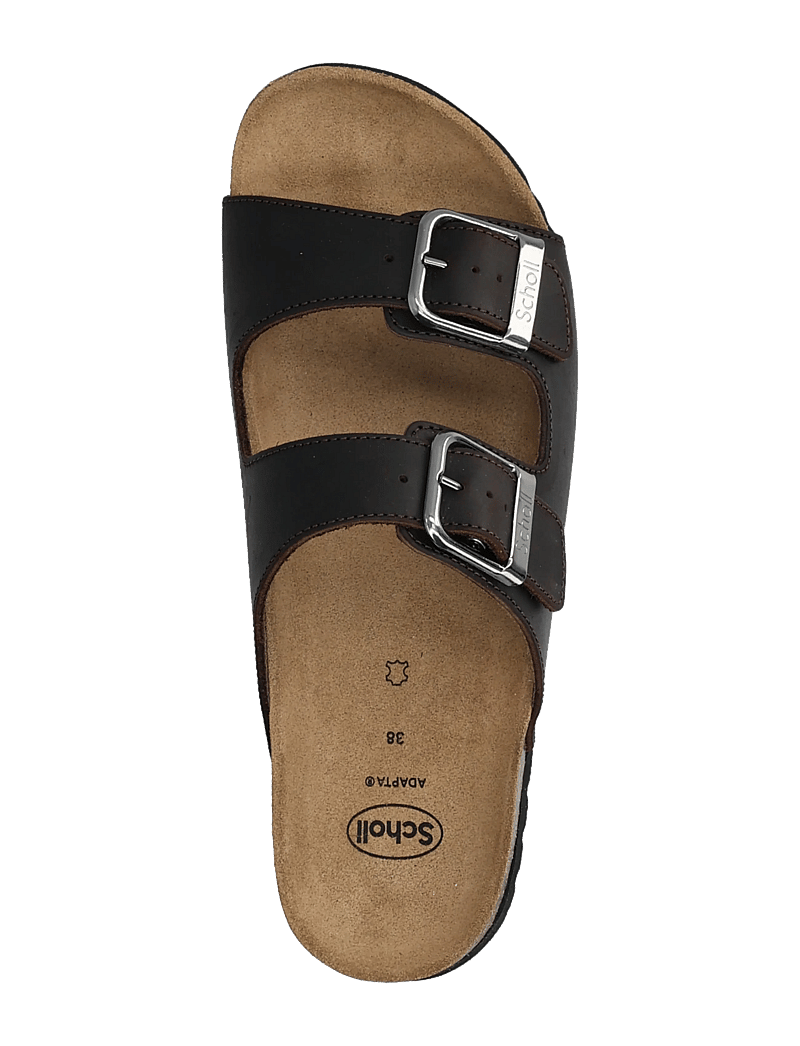 Scholl - MALAREN LOW AD - flache sandalen - dk brown - 3