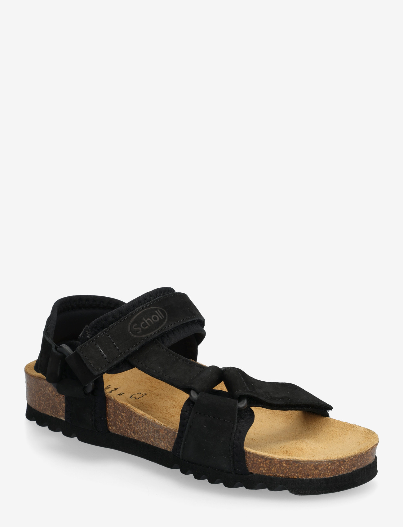 Scholl - NEW TRACK - platta sandaler - black - 0