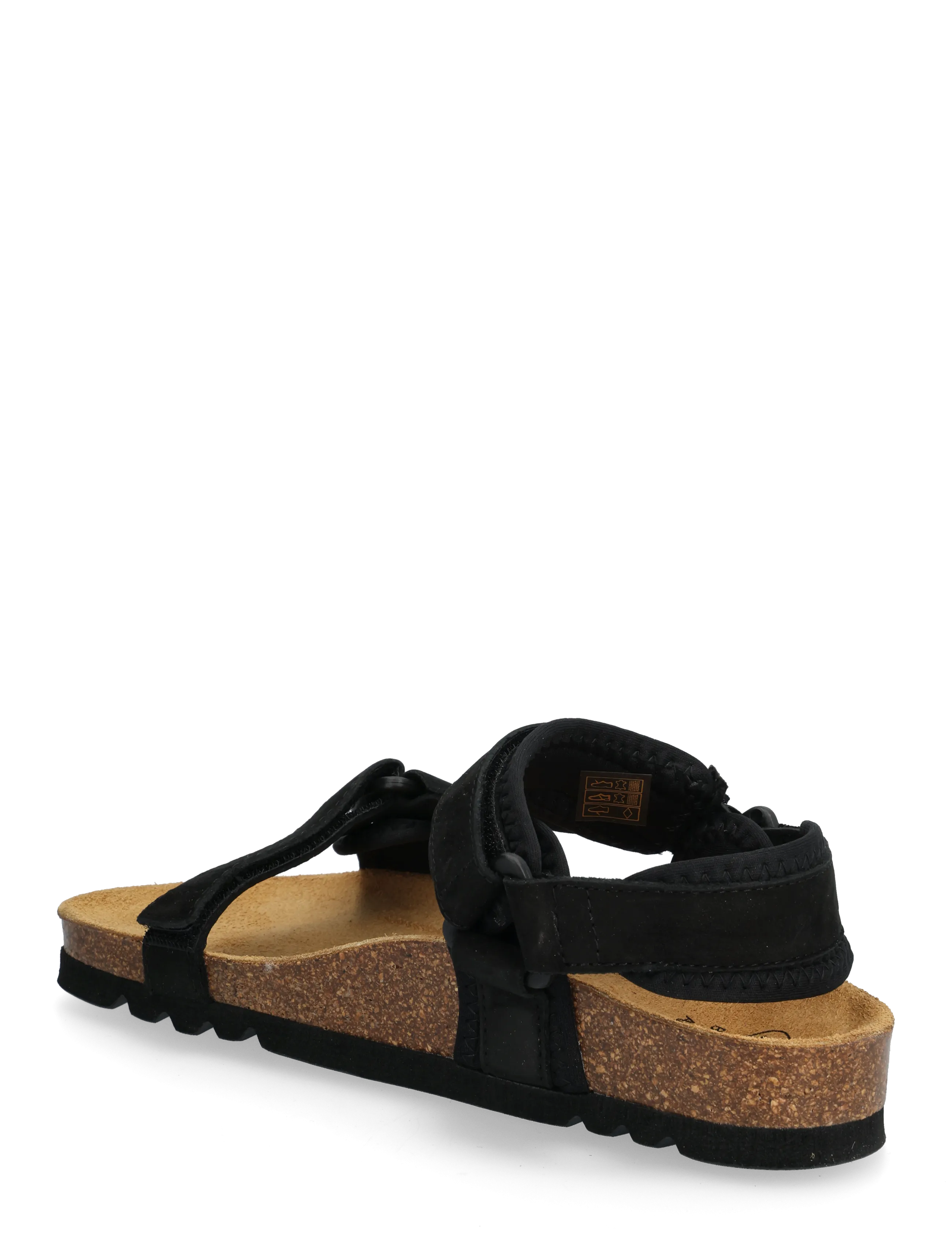 Scholl - NEW TRACK - platta sandaler - black - 2
