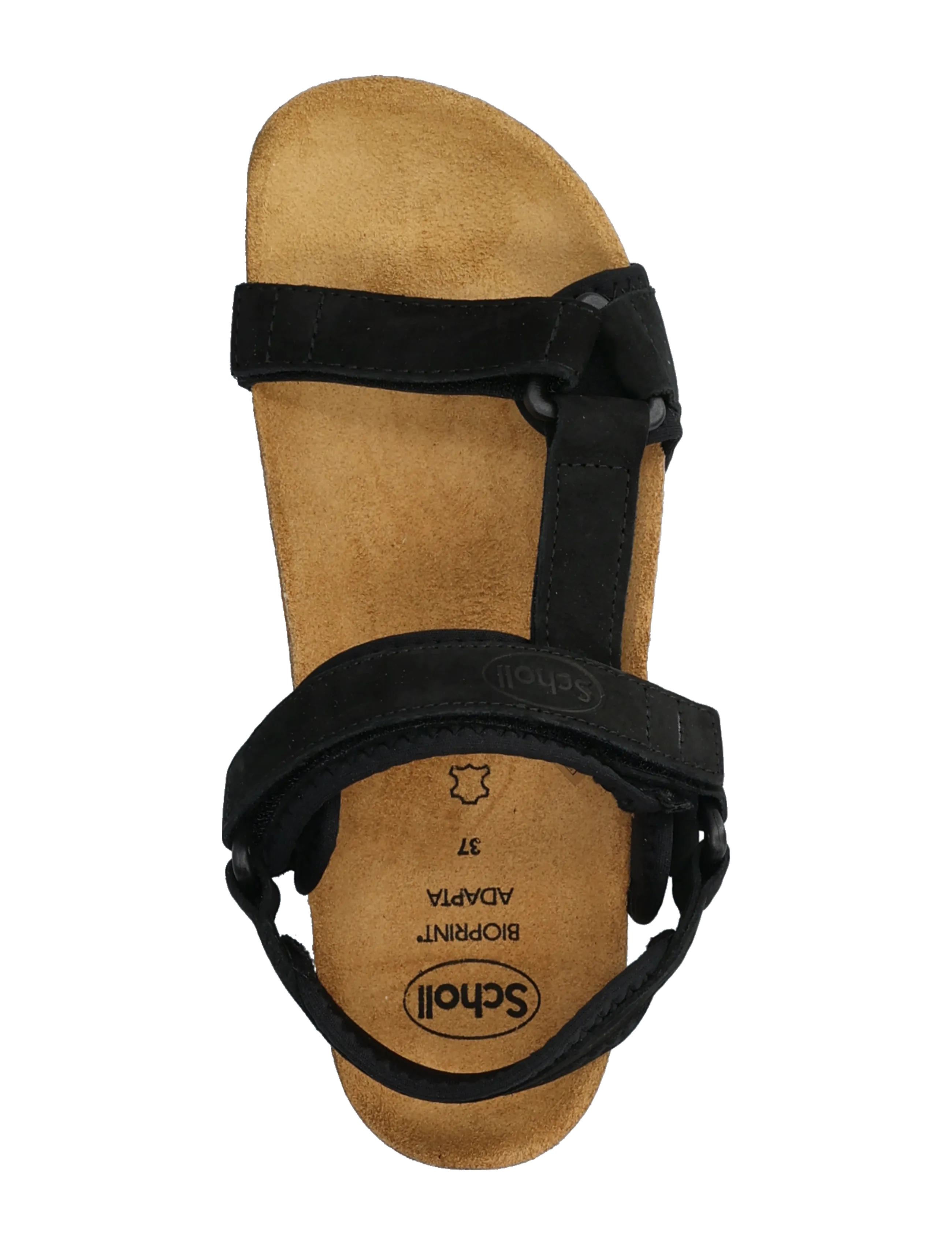 Scholl - NEW TRACK - platta sandaler - black - 3