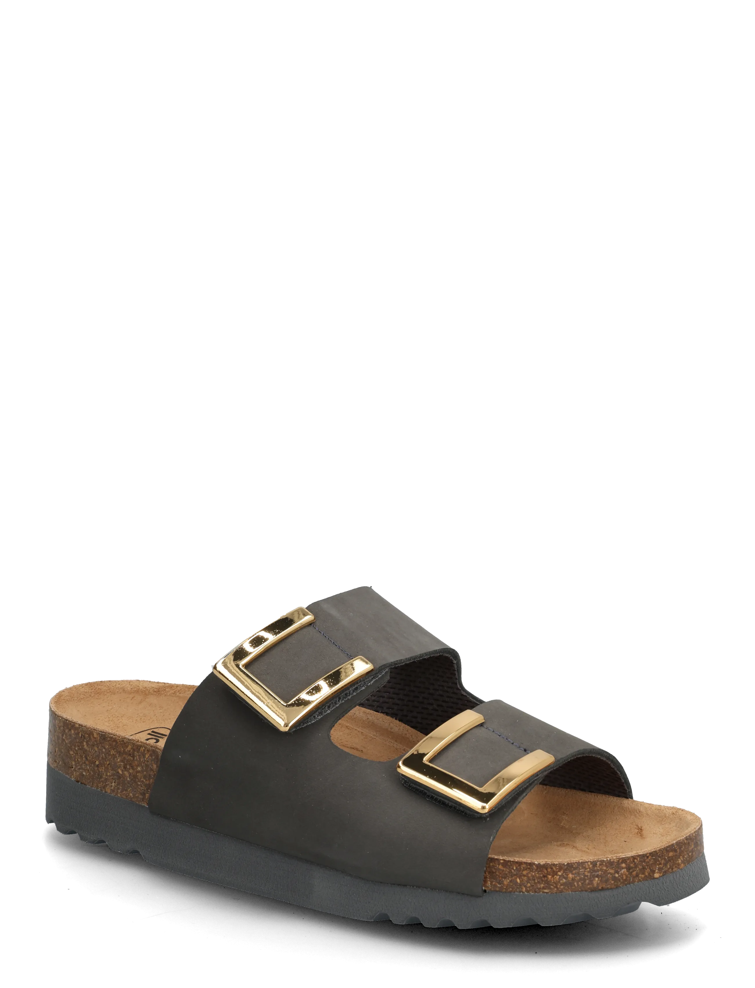 Scholl MONTEREY 2 STRAPS AD - Schuhe - DK GREY / grey