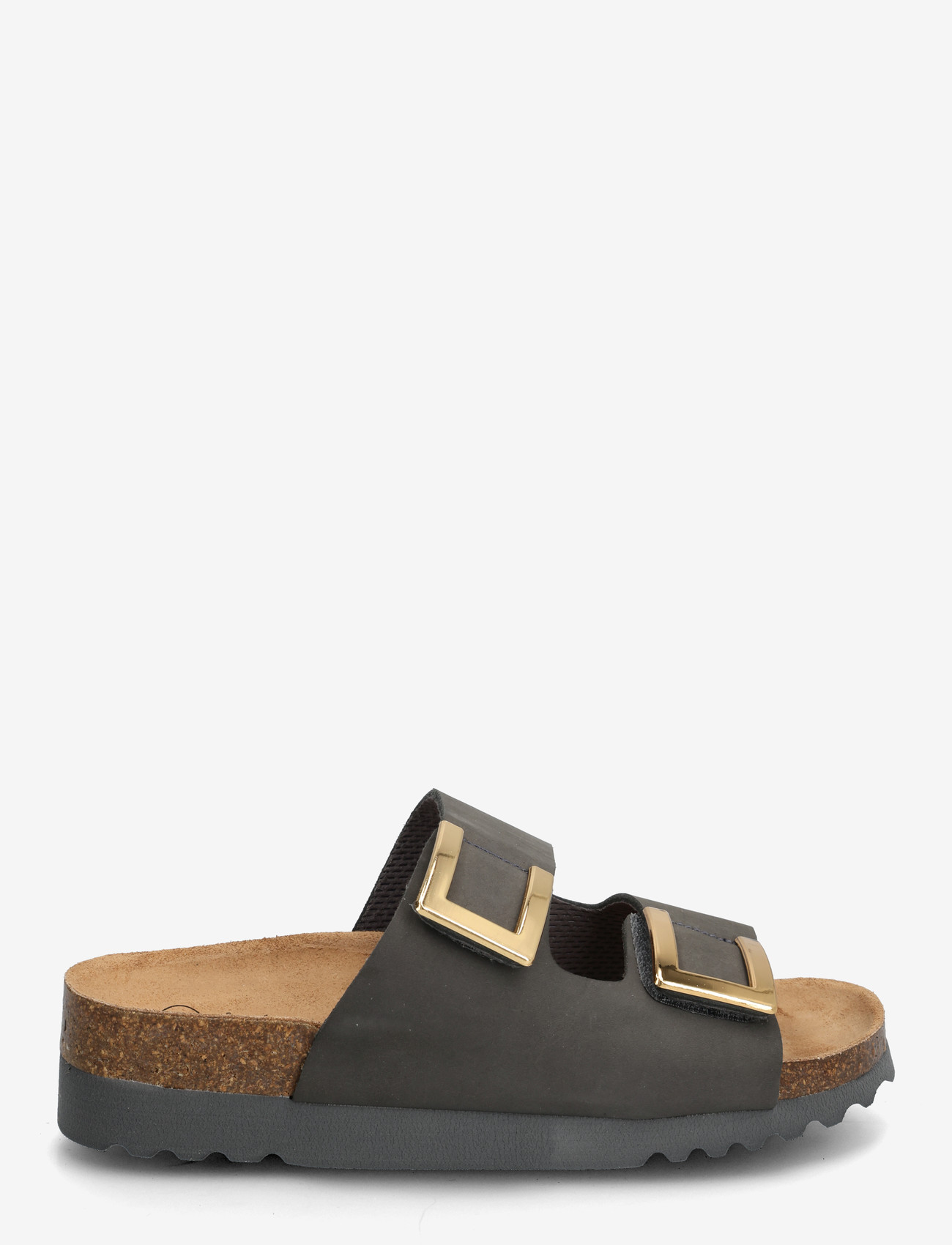 Scholl - MONTEREY 2 STRAPS AD - flade sandaler - dk grey - 1