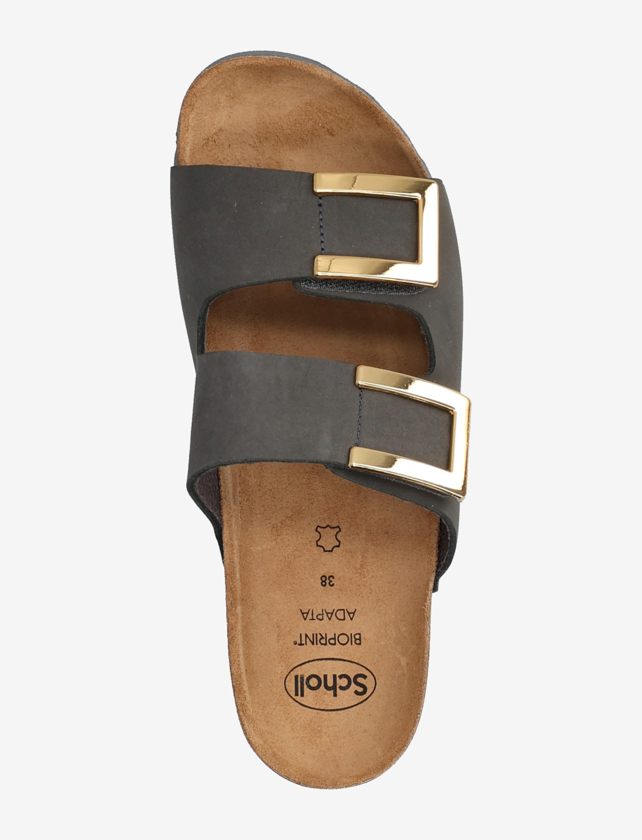 Scholl - MONTEREY 2 STRAPS AD - flade sandaler - dk grey - 3