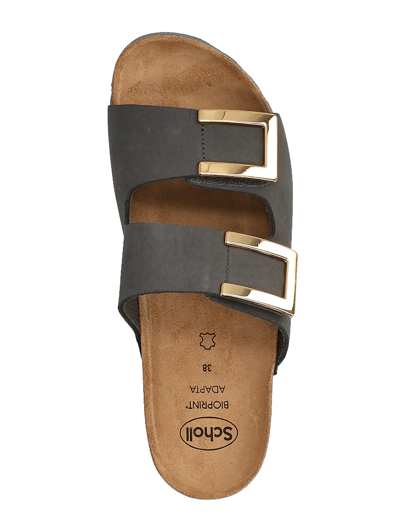 Scholl - MONTEREY 2 STRAPS AD - kontsata sandaalid - dk grey - 3