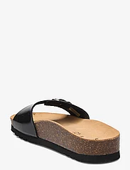 Scholl - SL ESTELLE PATENT BLACK - flat sandals - black - 2