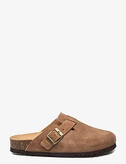Scholl - SL FAE SUEDE - plakanās mules tipa kurpes - taupe - 1