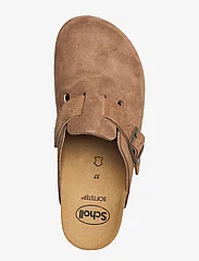 Scholl - SL FAE SUEDE - plakanās mules tipa kurpes - taupe - 3