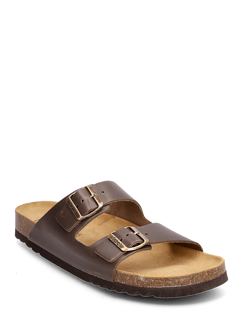 Scholl - SL JULIEN LEATHER COFFEE - sandaler - coffee - 0
