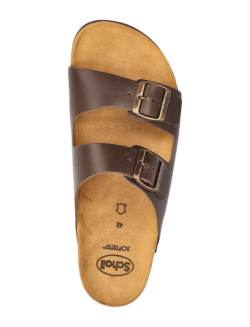 Scholl - SL JULIEN LEATHER COFFEE - sandaler - coffee - 3