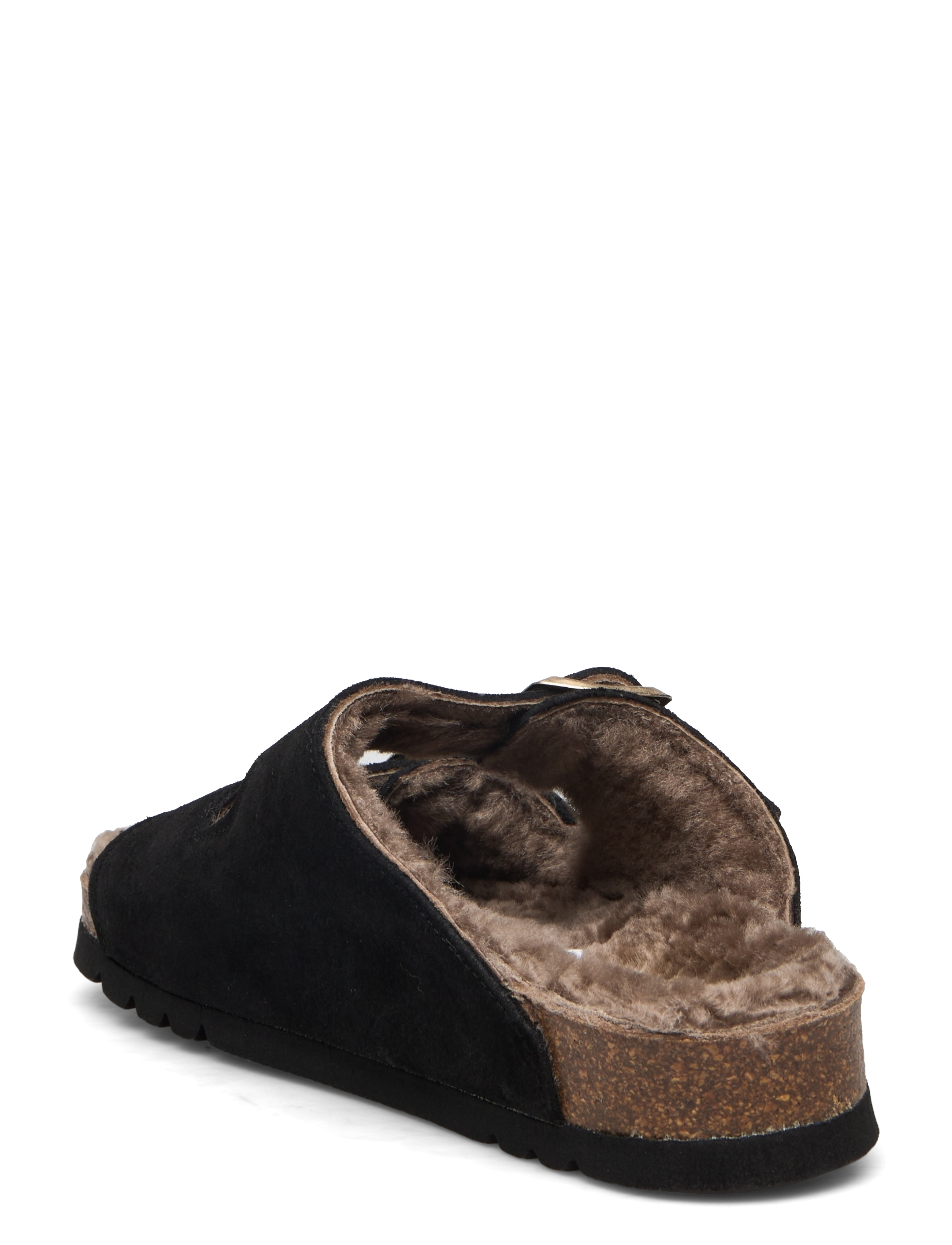 Scholl - SL JOSEPHINE SUEDE BLACK - flade sandaler - black - 2