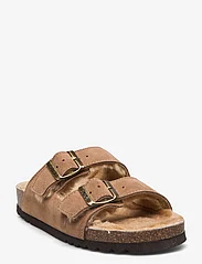 Scholl - SL JOSEPHINE SUEDE TAUPE - flade sandaler - taupe - 0
