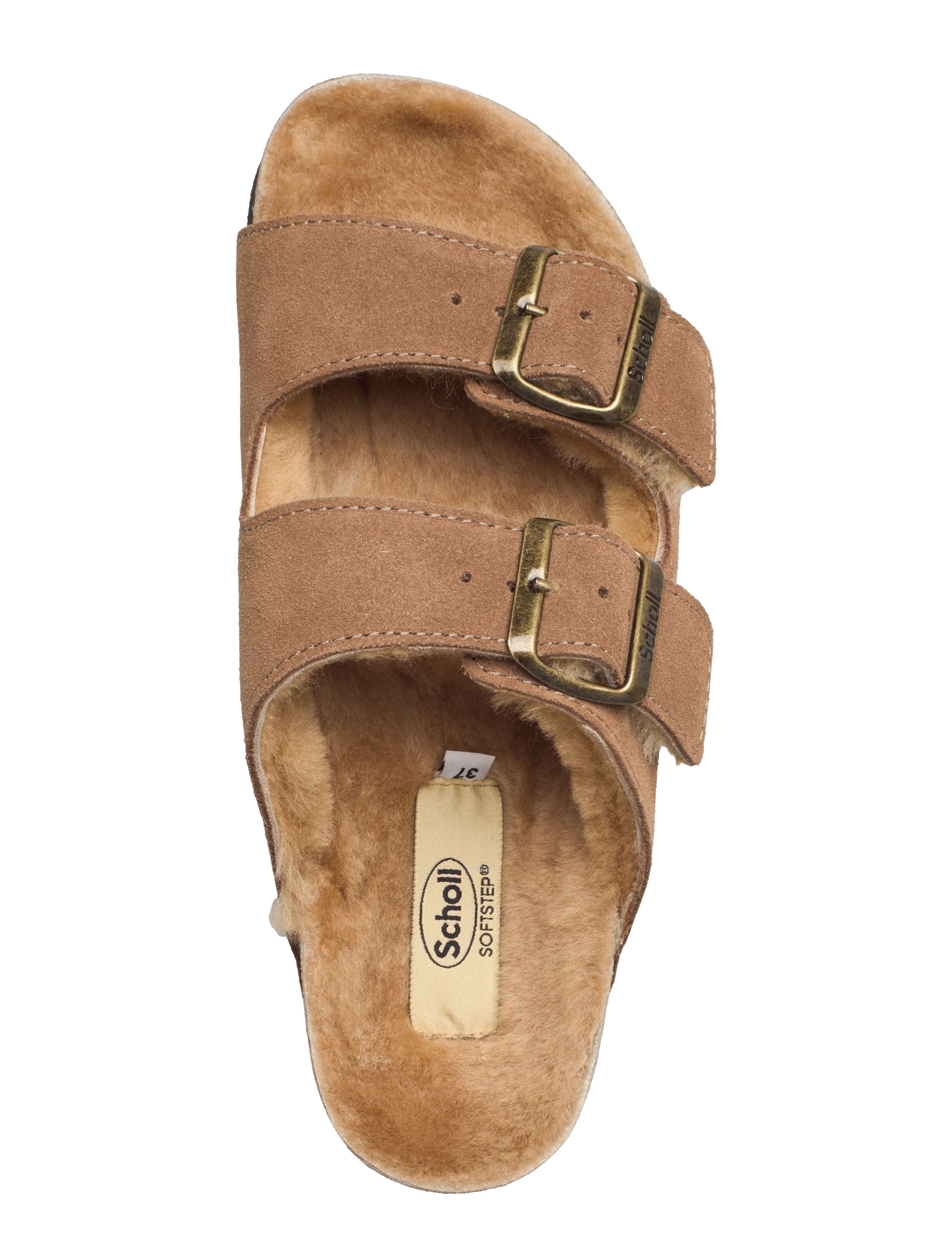 Scholl - SL JOSEPHINE SUEDE TAUPE - kontsata sandaalid - taupe - 3