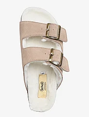 Scholl - SL JOSEPHINE SUEDE DARK BEIGE - flat sandals - dark beige - 3