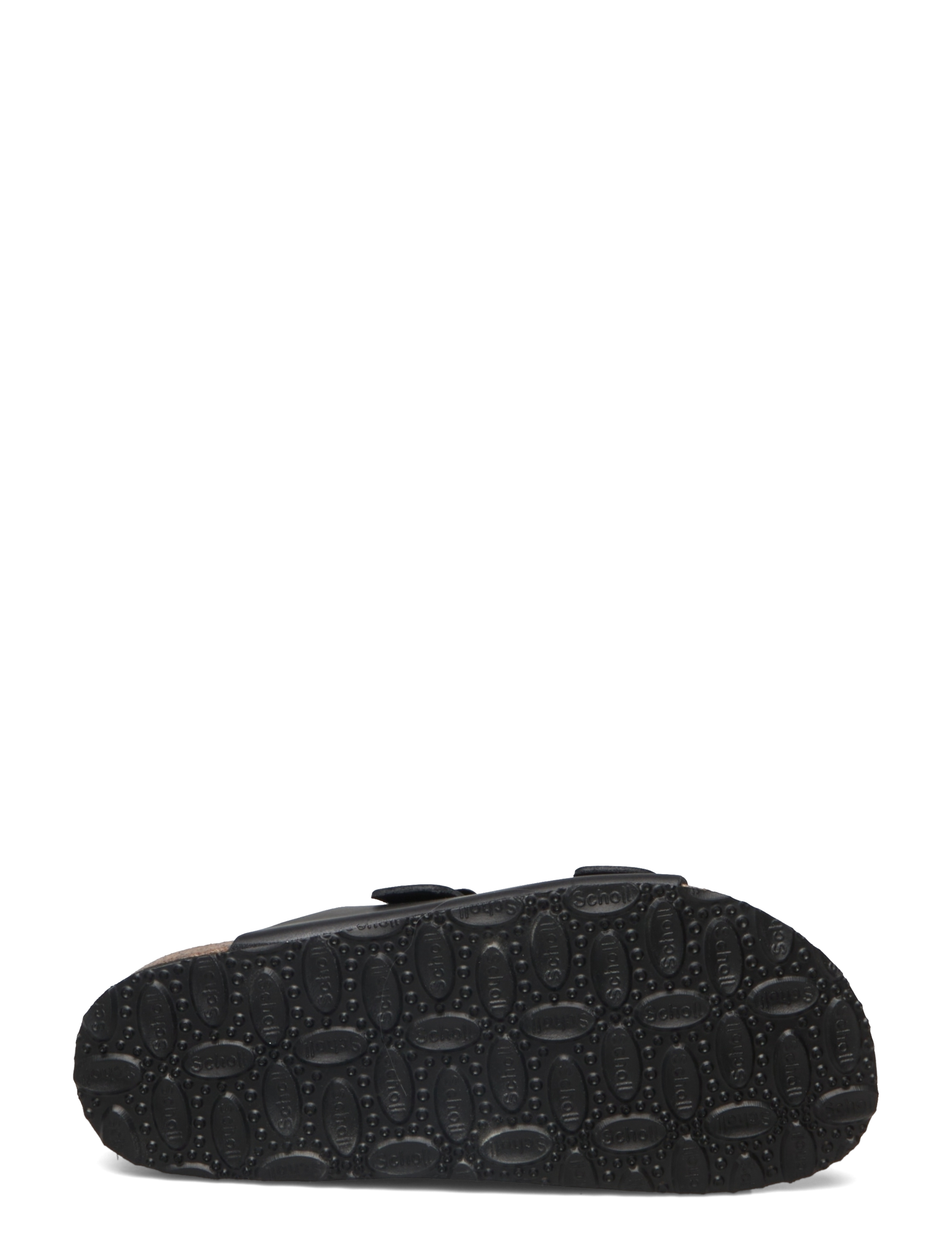 Scholl - SL ALEX LEATHER BLACK - slippers - black - 4