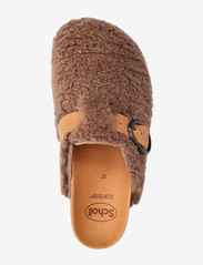 Scholl - SL FAE OVAL SYNT FUR BROWN - flade mules - brown - 3