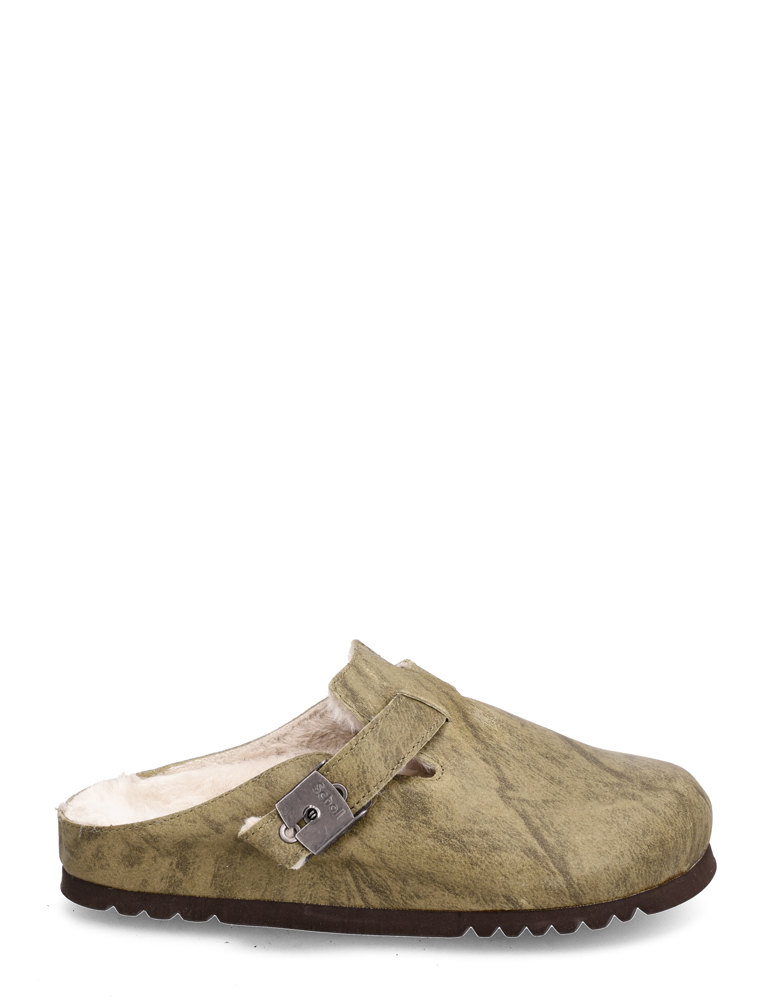 Scholl - SL GRACE SUEDE OLIVE - flache pantoletten - olive - 1