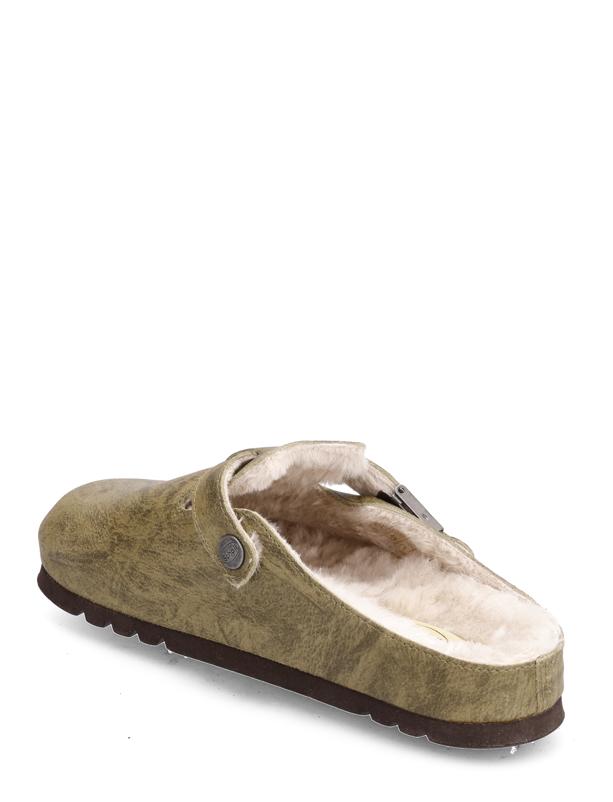 Scholl - SL GRACE SUEDE OLIVE - flache pantoletten - olive - 2