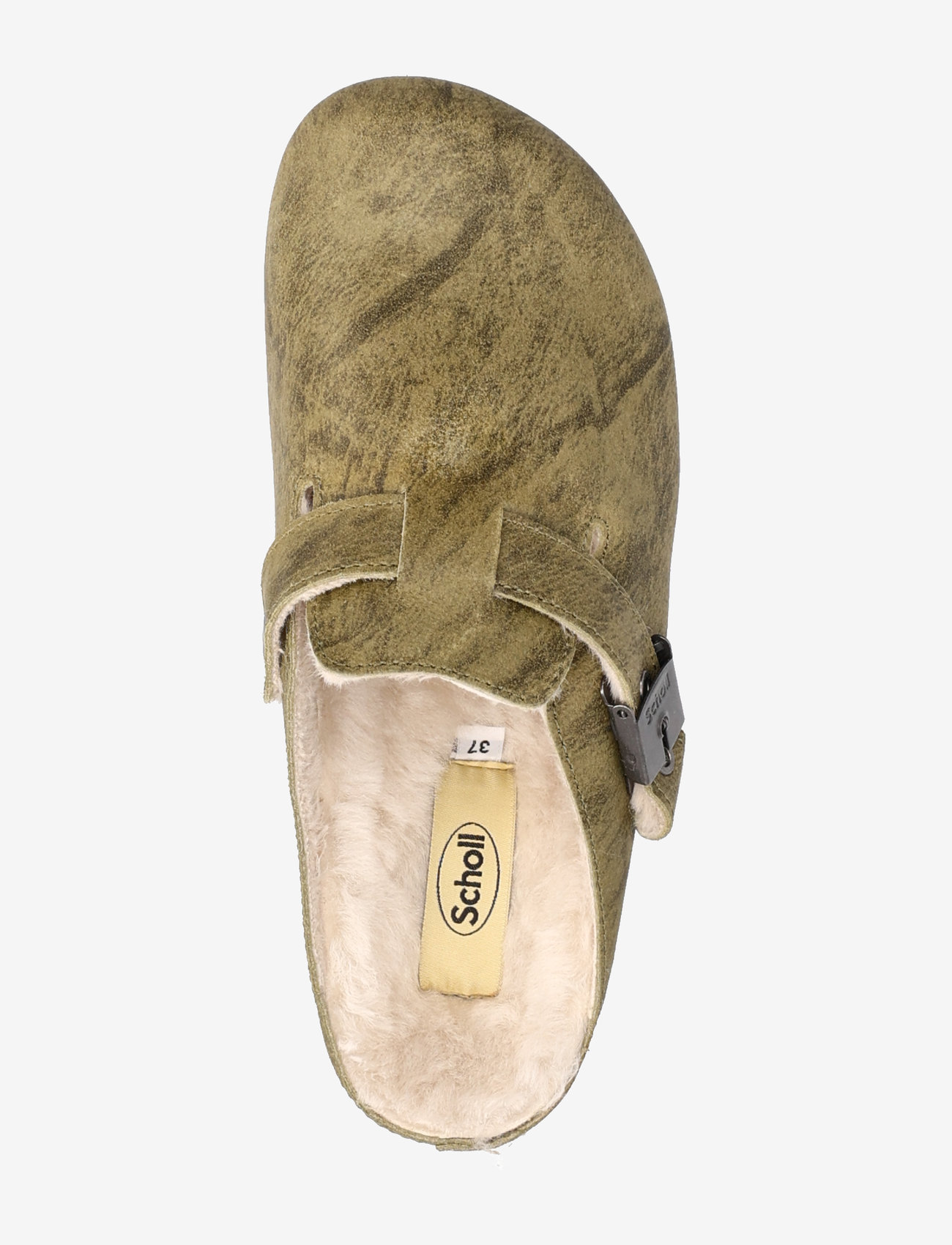 Scholl - SL GRACE SUEDE OLIVE - kontsata muula-stiilid jalanõud - olive - 3