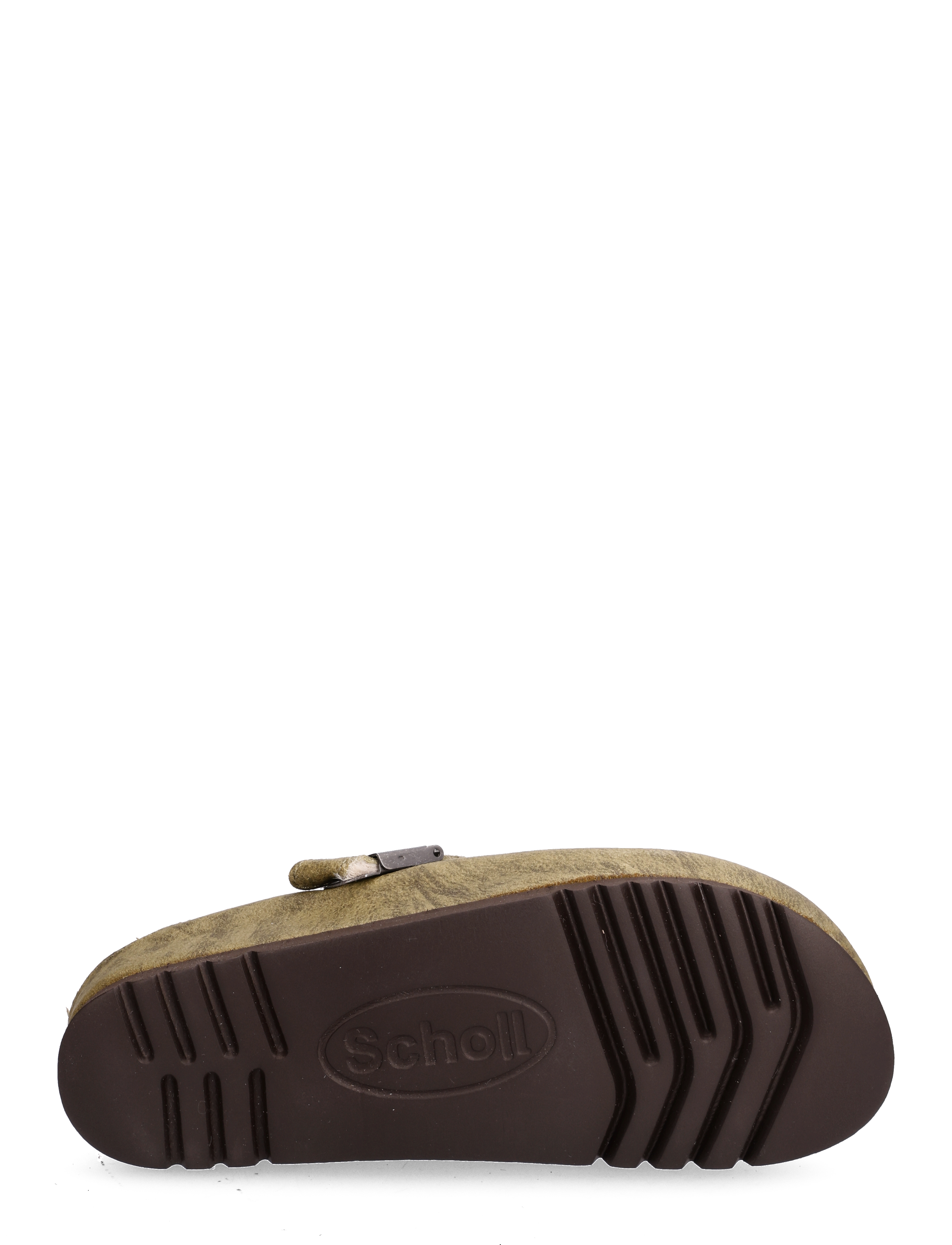 Scholl - SL GRACE SUEDE OLIVE - flache pantoletten - olive - 4