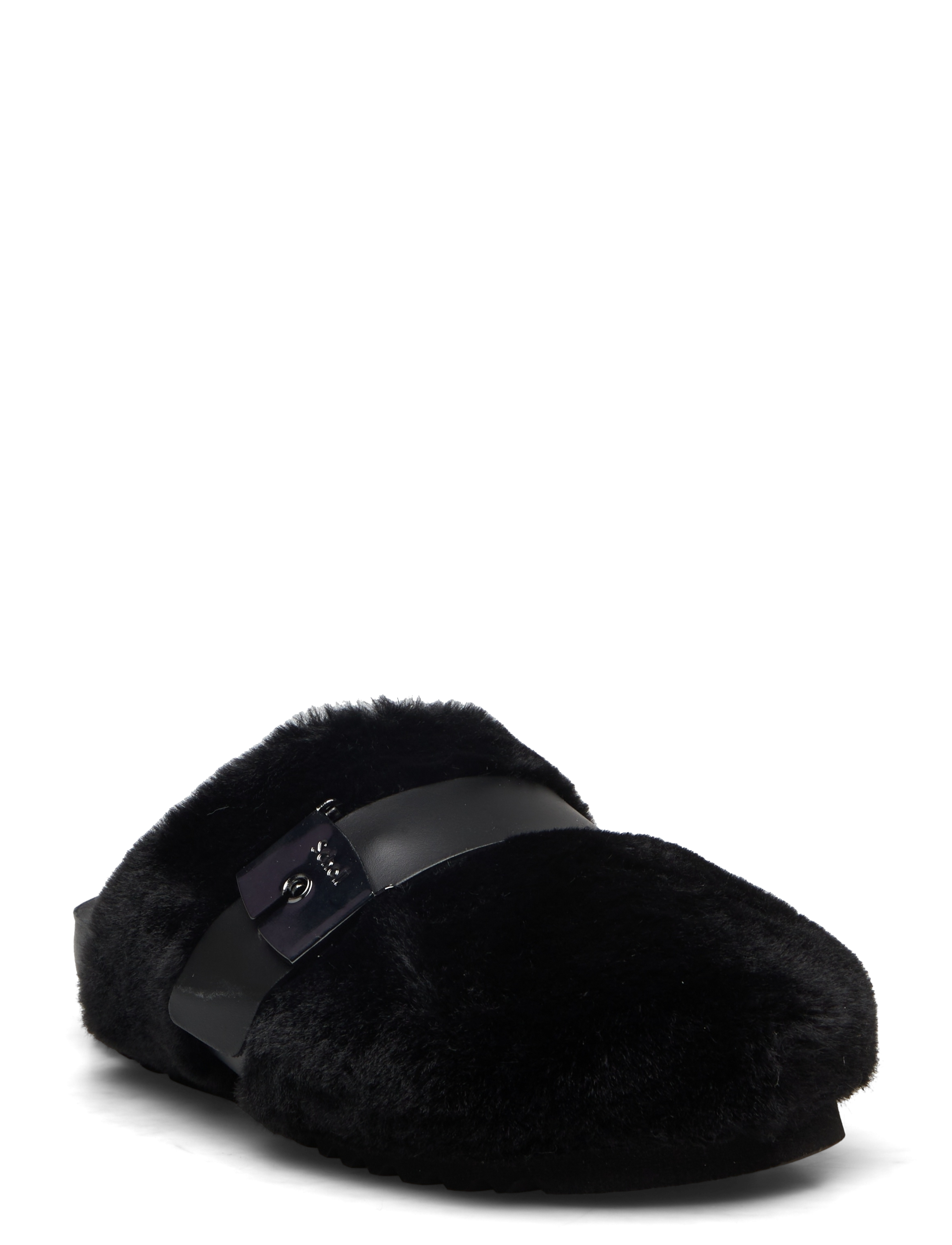 Scholl SL ALBERTA SUEDE BLACK - Flade sko - BLACK / black