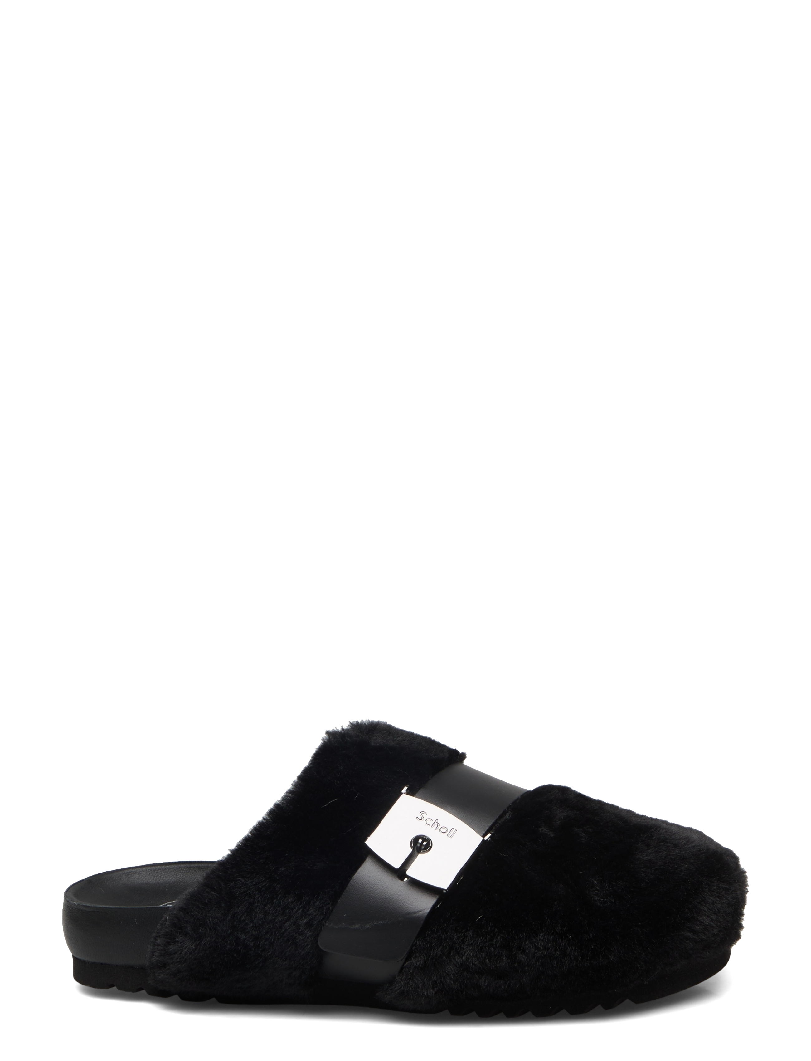 Scholl - SL ALBERTA SUEDE BLACK - kontsata muula-stiilid jalanõud - black - 1