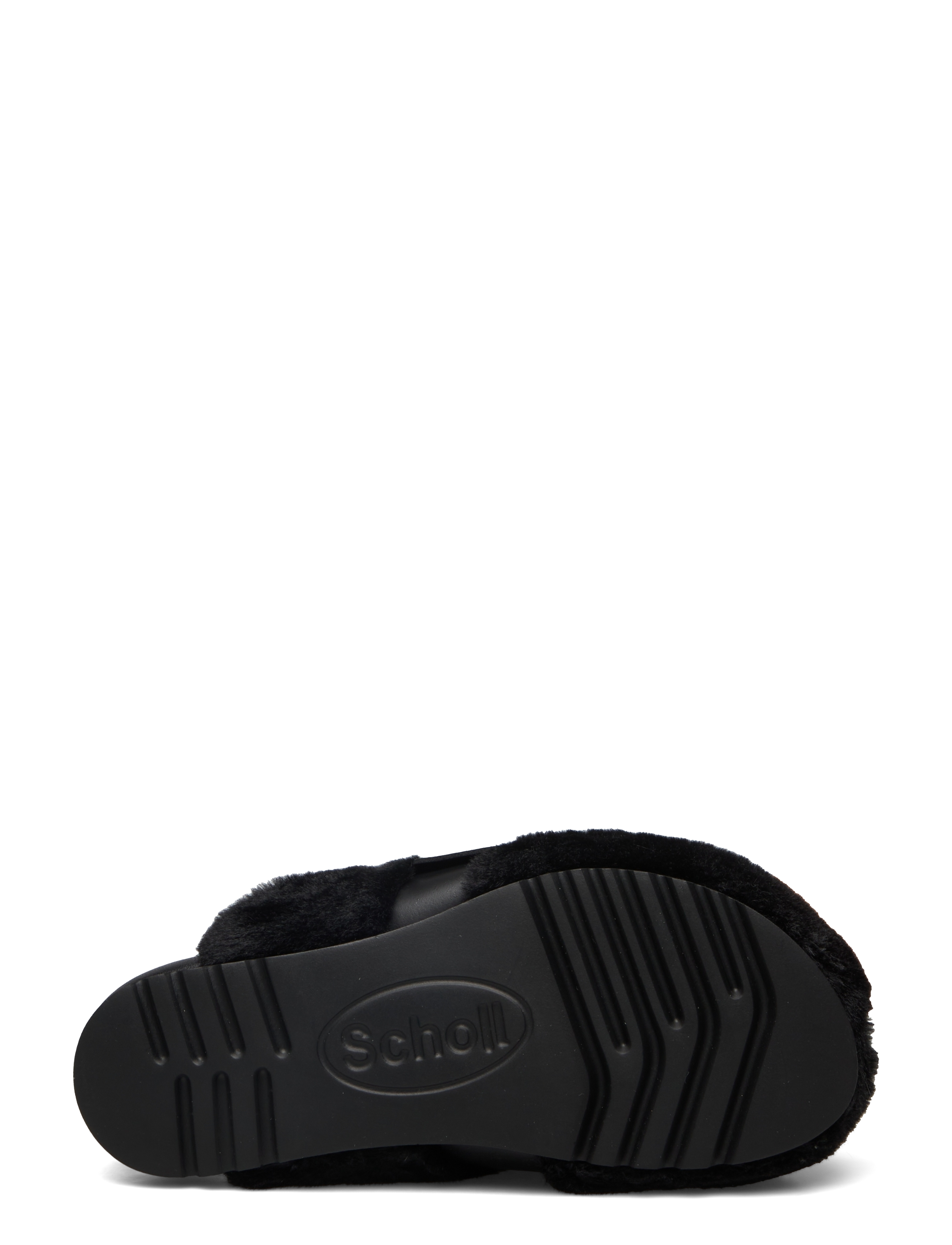 Scholl - SL ALBERTA SUEDE BLACK - kontsata muula-stiilid jalanõud - black - 4