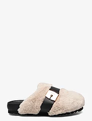 Scholl - SL ALBERTA SUEDE OFF WHITE - plakanās mules tipa kurpes - off white - 1