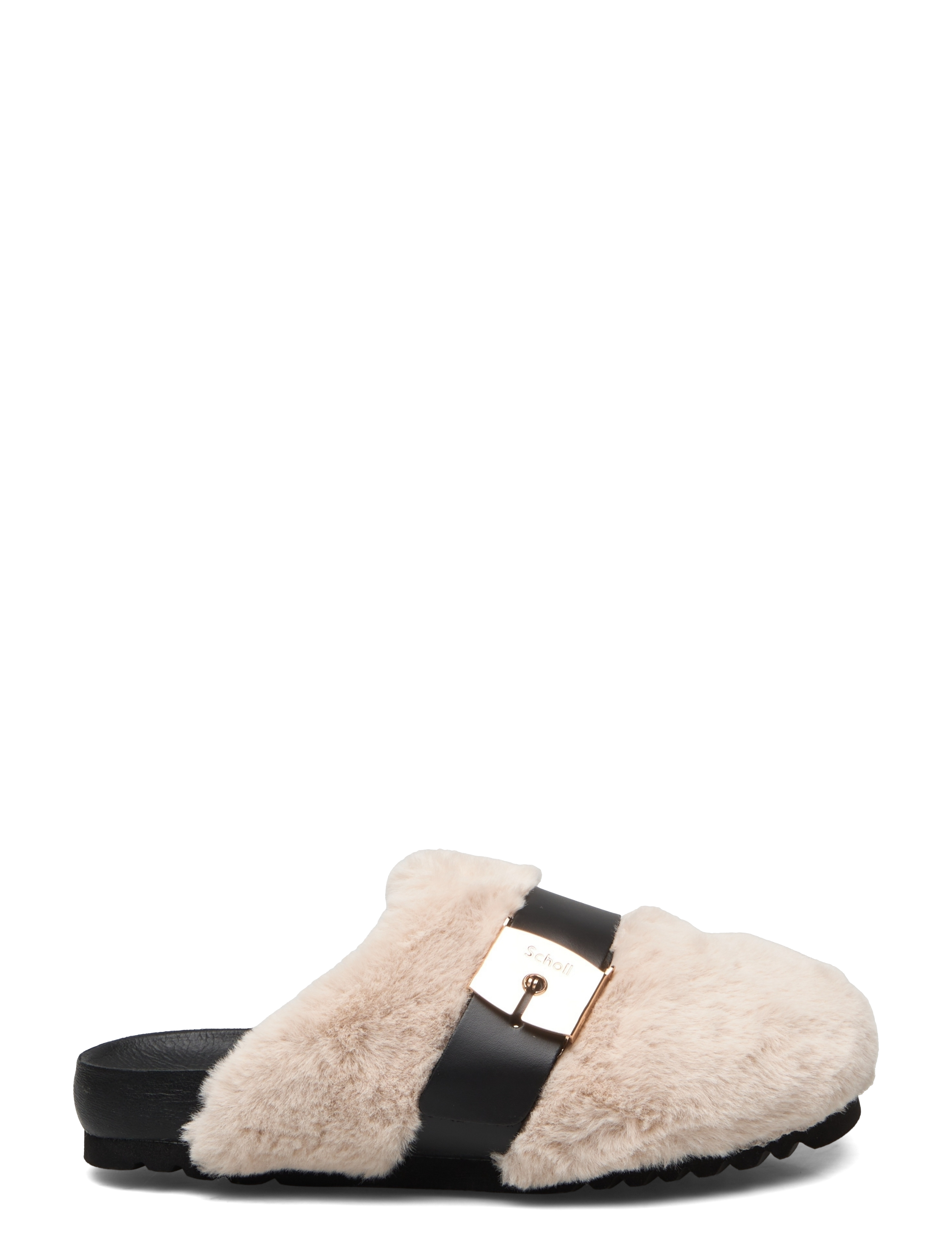 Scholl - SL ALBERTA SUEDE OFF WHITE - flade mules - off white - 1