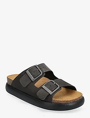 Scholl - SL NOELLE CHUNKY SUEDE - flat sandals - grey - 0
