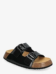 Scholl - SL NOELLE 24 PU LEATHER - flat sandals - black - 0