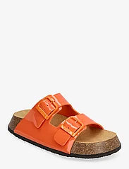 Scholl - SL NOELLE 24 PU LEATHER - flat sandals - orange - 0