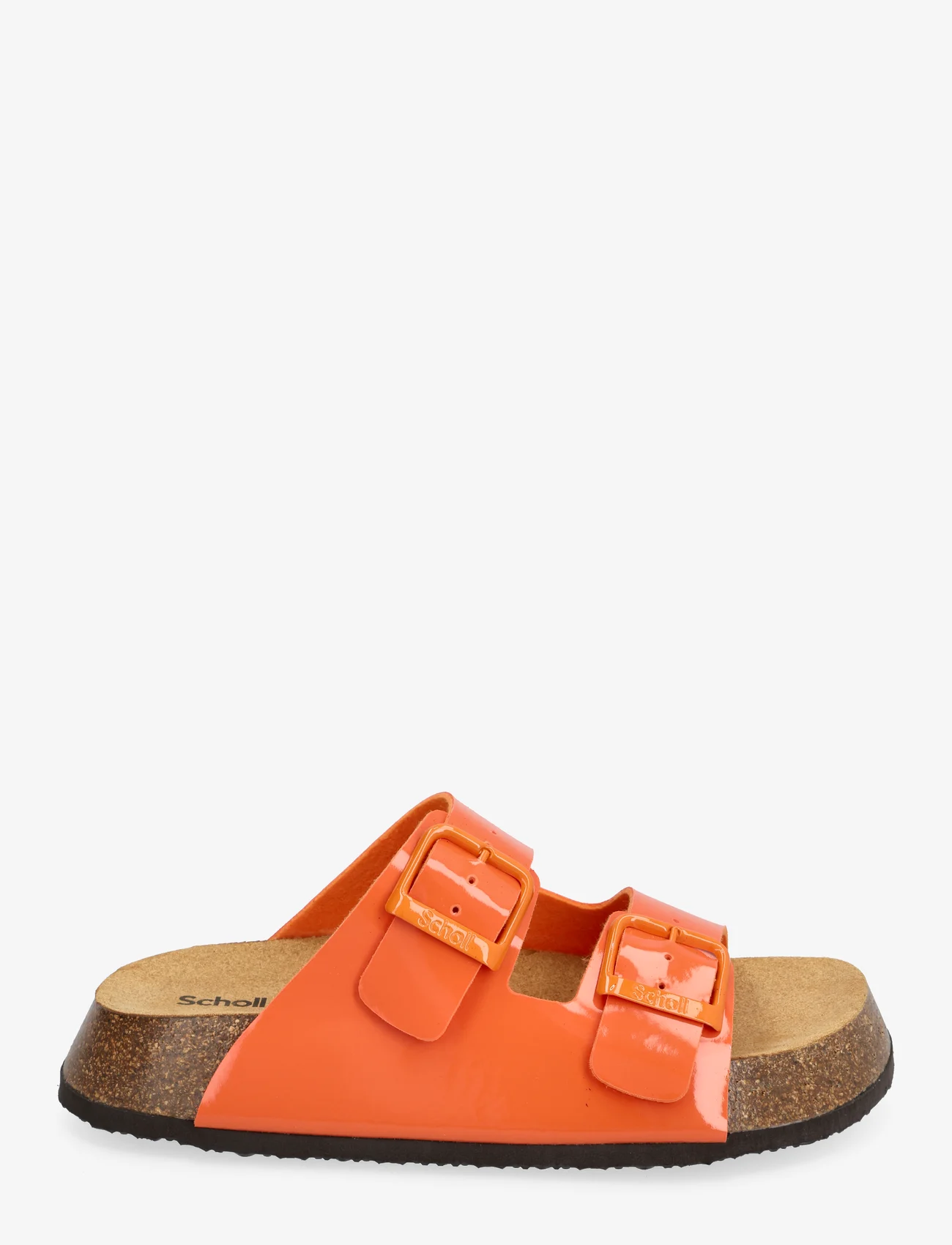 Scholl - SL NOELLE 24 PU LEATHER - flat sandals - orange - 1