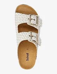Scholl - SL NOELLE RAFFIA - platta sandaler - white - 3