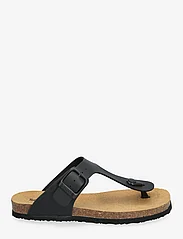 Scholl - SL CLAUDE PU LEATHER - flat sandals - black - 1