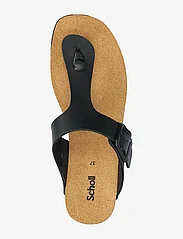 Scholl - SL CLAUDE PU LEATHER - flat sandals - black - 3