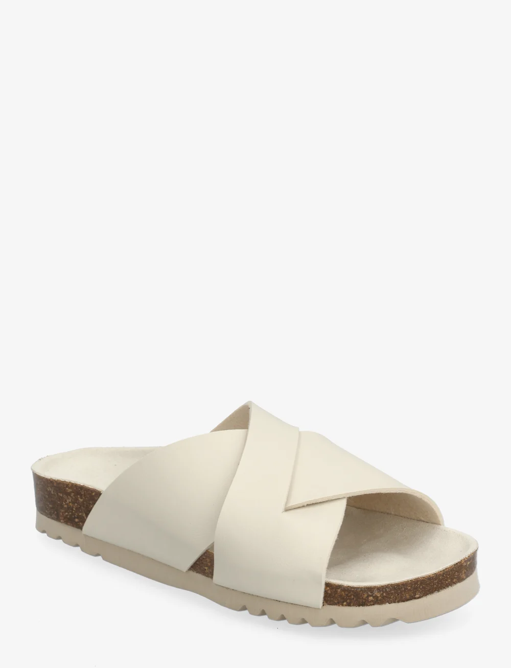 Scholl - SL VIVIAN PU LEATHER BEIGE - flate sandaler - beige - 0