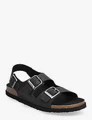 Scholl - SL GASTON LEATHER - sandals - black - 0