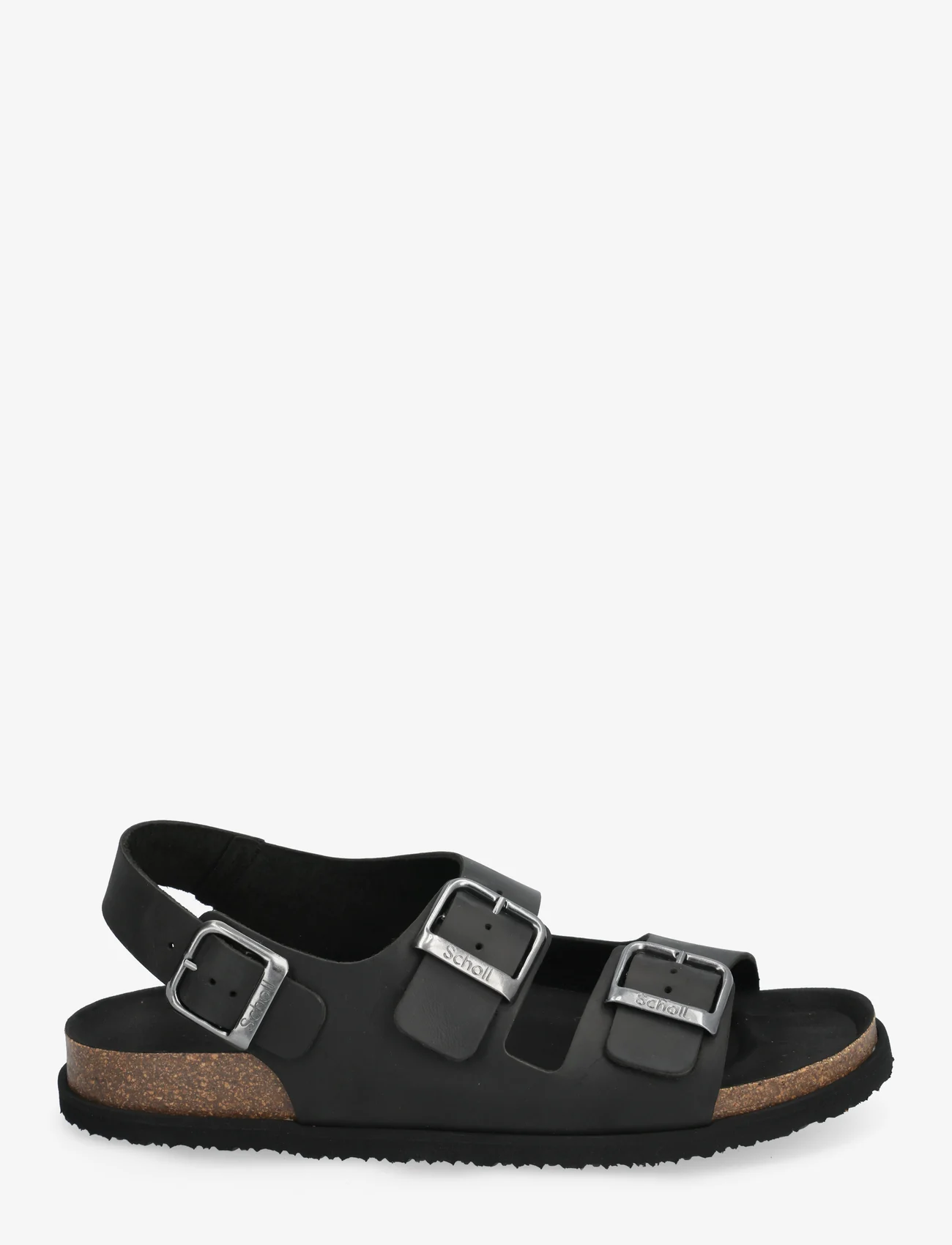 Scholl - SL GASTON LEATHER - sandals - black - 1