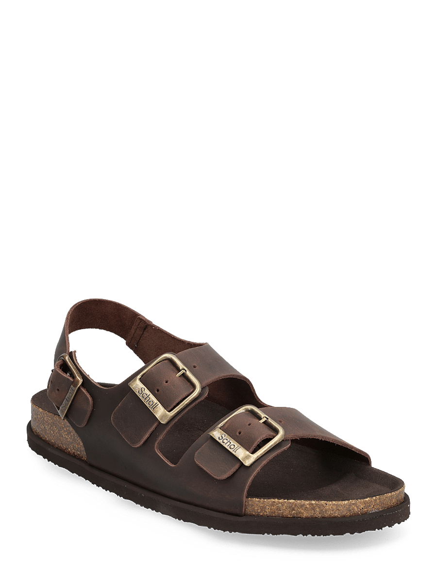 Scholl - SL GASTON LEATHER DK BROWN - urlaubsfavoriten - dk brown - 0