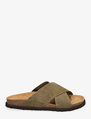 Scholl - SL LEON SUEDE - slippers - military green - 1